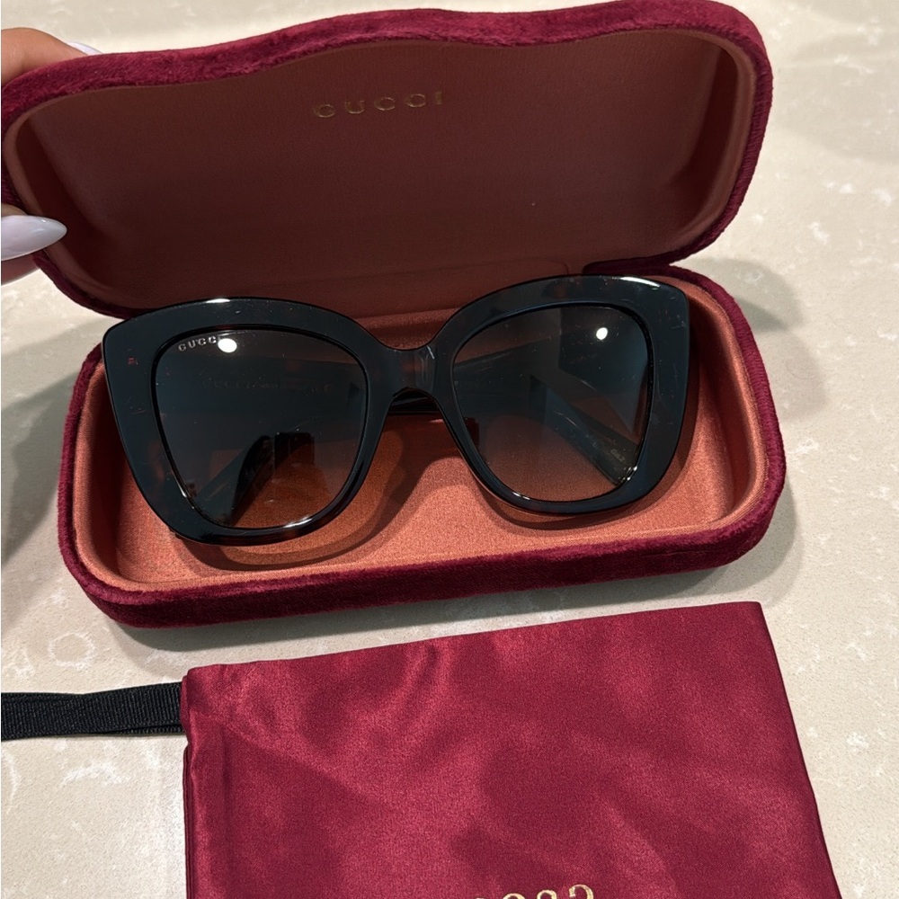 Gucci Women's Black Sunglasses